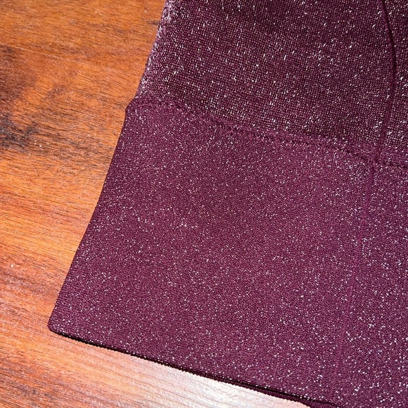 VS Pink Seamless Shimmer Plunge Sports Bra Wild Rose Shine Large longline - Picture 5 of 11